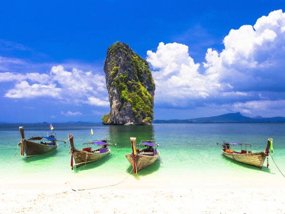 A beach in Krabi, Thailand (Getty/iStock)