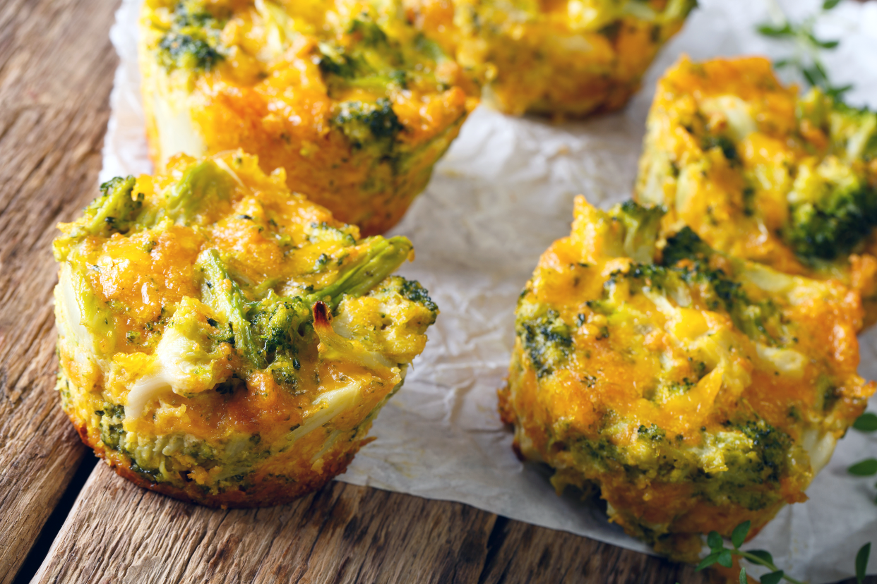 Cheddar Broccoli Egg Muffins