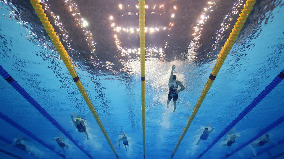 Ledecky won the 800-meter freestyle for the sixth time in a row. - Clive Rose/Getty Images