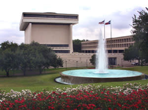 The LBJ Presidential Library at UT Austin