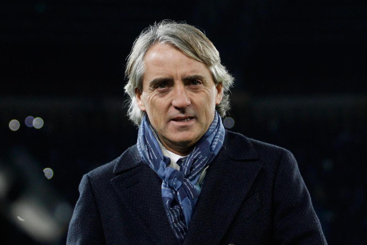 In the running: Roberto Mancini: Getty Images