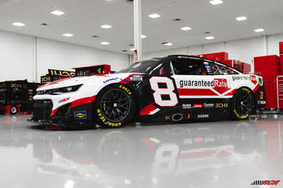 Guaranteed Rate Announces Sponsorship of NASCAR Driver Tyler Reddick and his #8 Chevrolet.