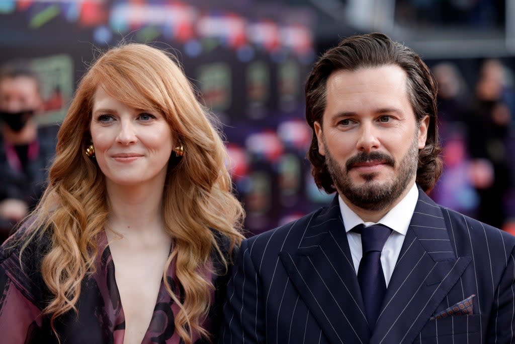 Last Night in Soho screenwriter Krysty Wilson-Cairns and director Edgar Wright  (Getty Images for BFI)