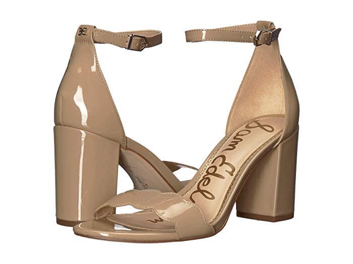 These nude sandals have a sturdy block heel and ankle strap that make them perfect for wedding season.<strong> <a href="https://fave.co/2O6Ollj" target="_blank" rel="noopener noreferrer">Normally $100, get them on sale for $60 during Zappos' 20th Birthday Sale</a>.</strong>
