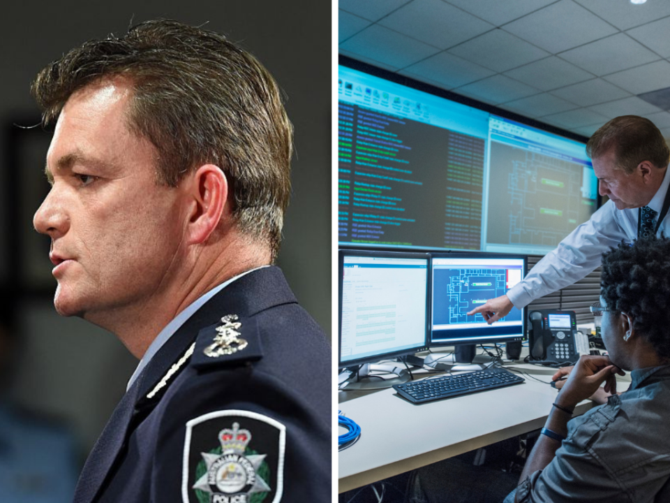 Left: AFP Commissioner Andrew Colvin. (Photos: Getty)