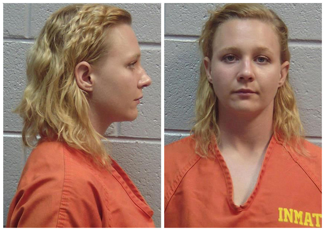 Reality Winner, the U.S. intelligence contractor charged with leaking classified National Security Agency material, is seen in these undated booking photos in Lincolnton, Georgia. (Photo: Handout . / Reuters)