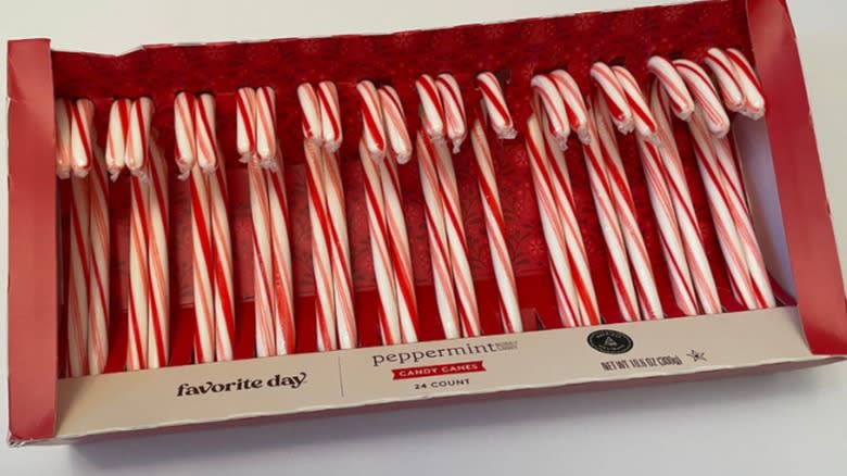 Target's peppermint candy canes