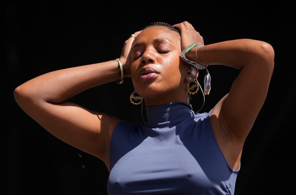 Yaya Bey performs at the Austin City Limits Music Festival at Zilker Park on Saturday October 7, 2023.