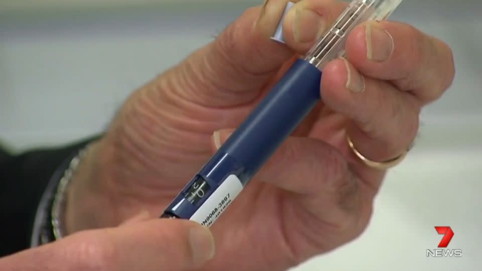 With the new diet, some patients have stopped using insulin injections. Photo: 7 News