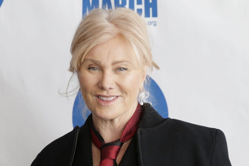 Deborra-Lee Furness arrives on the red carpet at U.N. Women For Peace Association Luncheon honoring Ben Stiller, Albert & Deidre Pujols, Naeem Khan and Leslee Udwin in the Delegates Dining Room at United Nations Headquarters in New York City in 2019. File Photo by John Angelillo/UPI