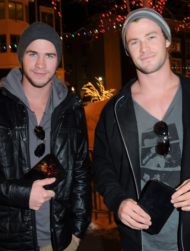 Chris Hemsworth and Liam Hemsworth photos: We’d take our hats off to these two tasty boys! Copyright [Getty]