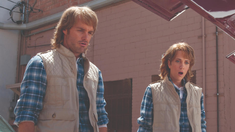 <p> In 2010’s <em>MacGruber</em>, Will Forte’s bumbling titular operative tries to calm Vicki’s (Kristen Wiig) nerves by comparing their mission to a job they did in Nicaragua. When she reminds him how things ended up for her then, he immediately recants the statement. </p>