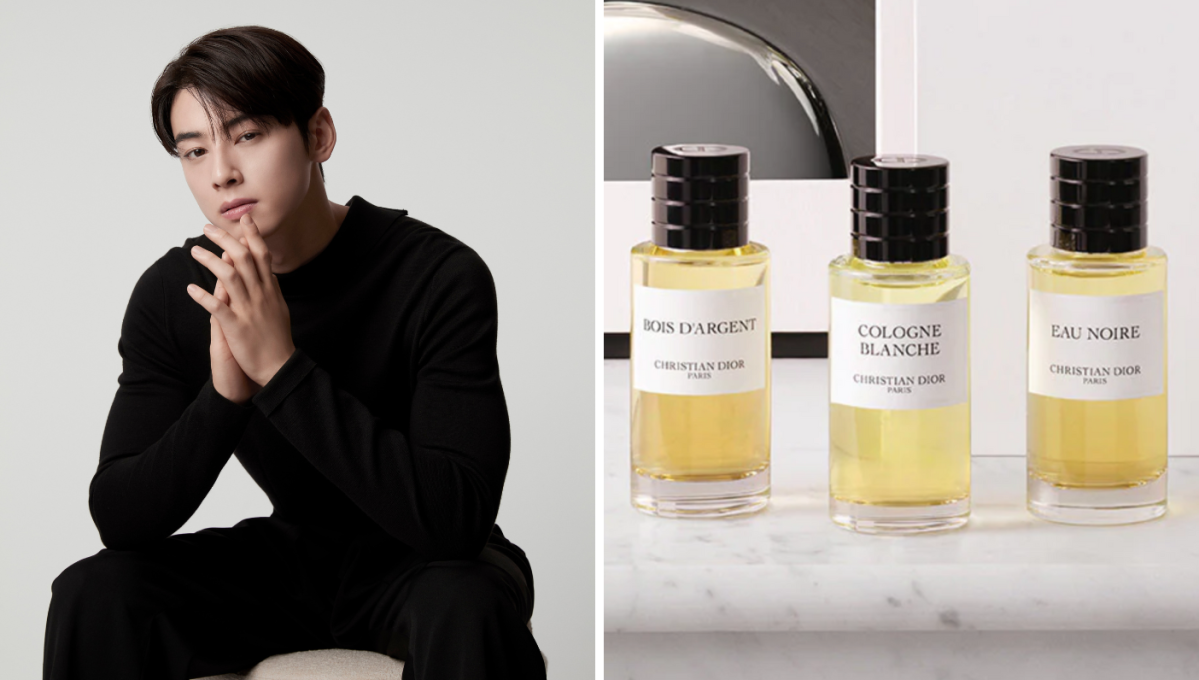 cha eun woo dior perfume