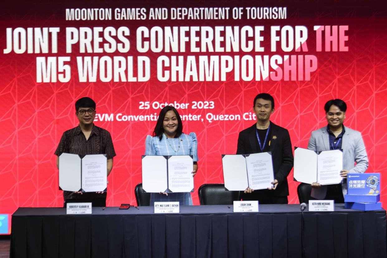 Mobile Legends: Developer MOONTON Games has partnered with the Philippines' Department of Tourism to co-host the game's upcoming M5 World Championship in December. 