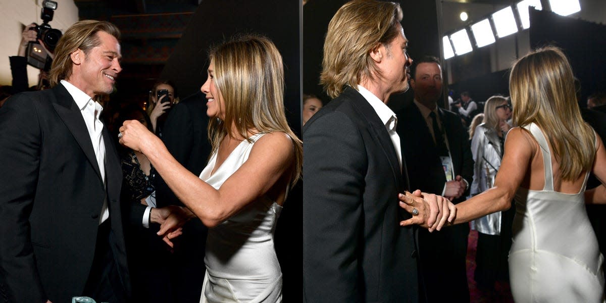 brad pitt jen aniston sag awards 2020