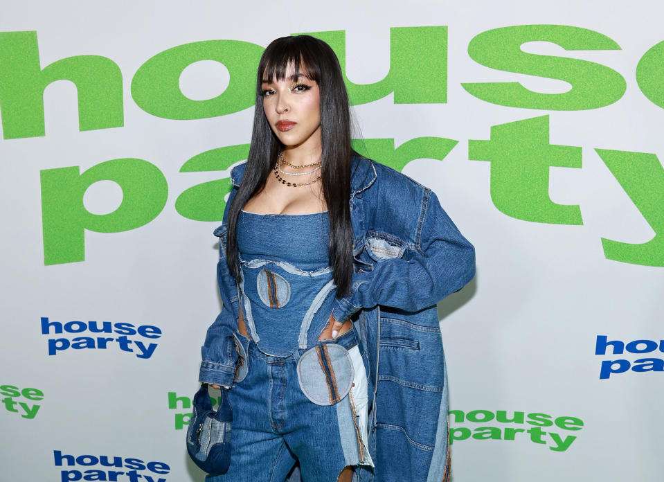 HOLLYWOOD, CALIFORNIA - JANUARY 11: Tinashe attends the Special Red Carpet Screening for New Line Cinema's "House Party" at TCL Chinese 6 Theatres on January 11, 2023 in Hollywood, California. (Photo by Matt Winkelmeyer/Getty Images)<span class="copyright">Getty Images—2023 Getty Images</span>