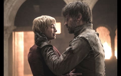 Cersei and Jaime say goodbye