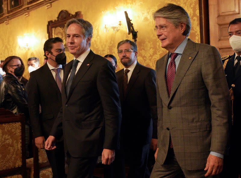 U.S. Secretary of State Blinken visits Ecuador