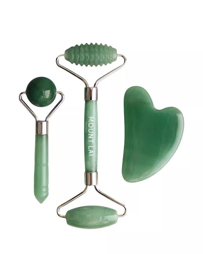 1) The Jade Trio Balancing Facial Set