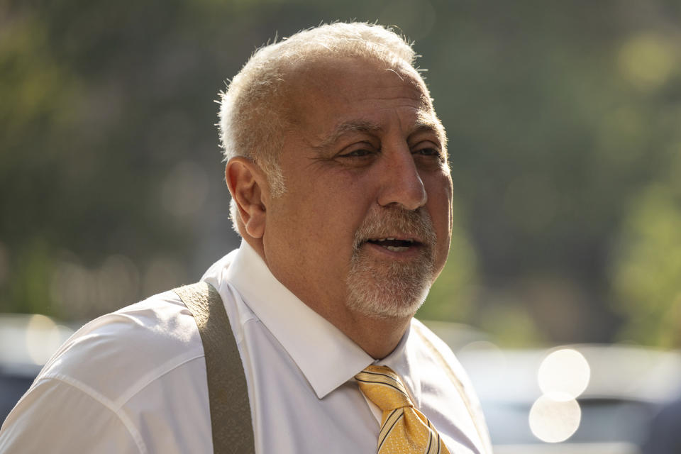 Fred Daibes arrives at federal court, Tuesday, July 9, 2024, in New York. (AP Photo/Yuki Iwamura)