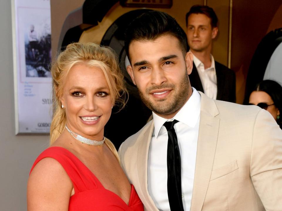 Britney Spears and Sam Asghari (Getty Images)
