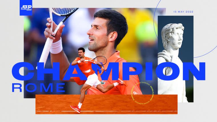 喬帥終於拿下今年首冠。摘自ATP推特