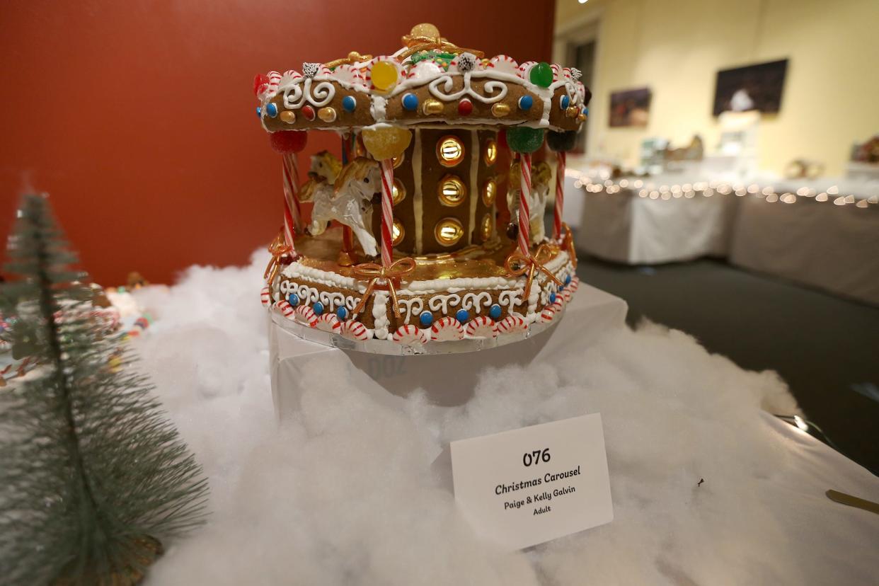 "Christmas Carousel" was one of the entries in the annual gingerbread contest on display at Discover Portsmouth Center before Christmas. The exhibit closed Dec. 22.