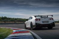 <p>NISMO (and Track) models of the GT-R have fenders flared to accommodate wider tires than standard.</p>
