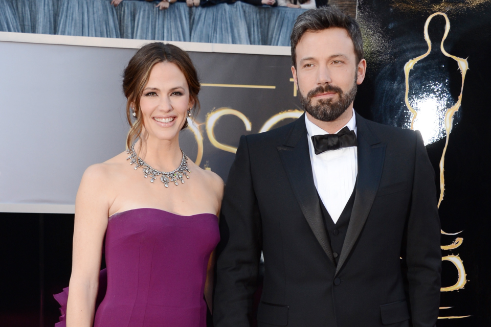 Jennifer Garner and actor-director Ben Affleck at the Oscars in 2013