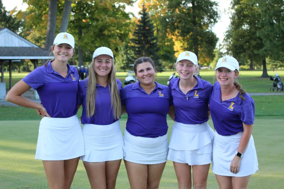 Lexington girls won the Division I Sectional Golf Tournament at Findlay on Wednesday advancing to Districts.
(Photo: James Simpson II)