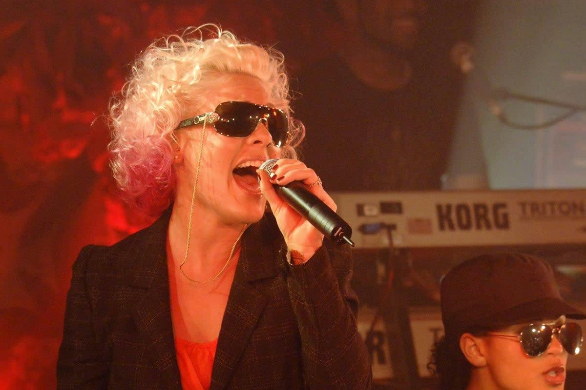 Pink performs at Lock 17 (formerly Dingwalls) in 2006 (Yui Mok/PA)