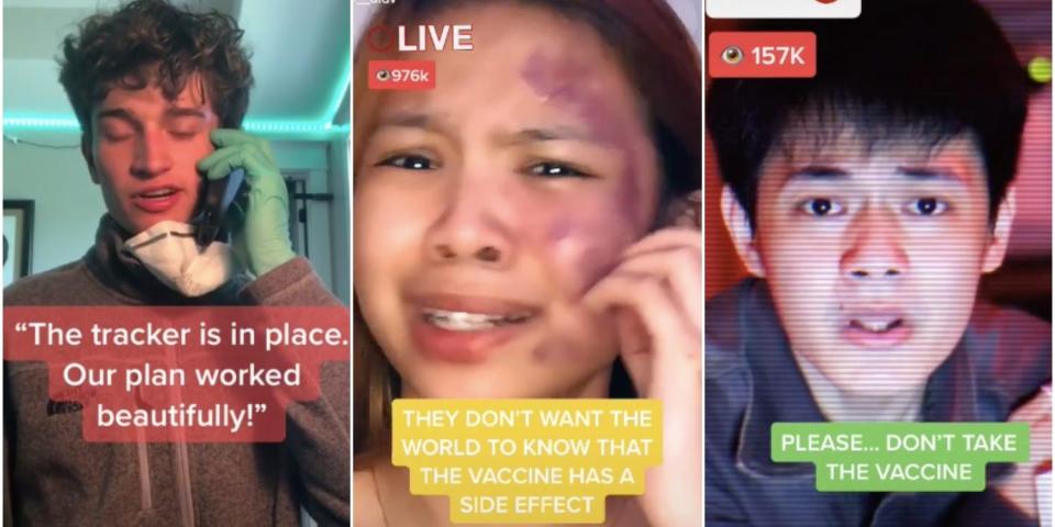 tiktok anti vaxx videos