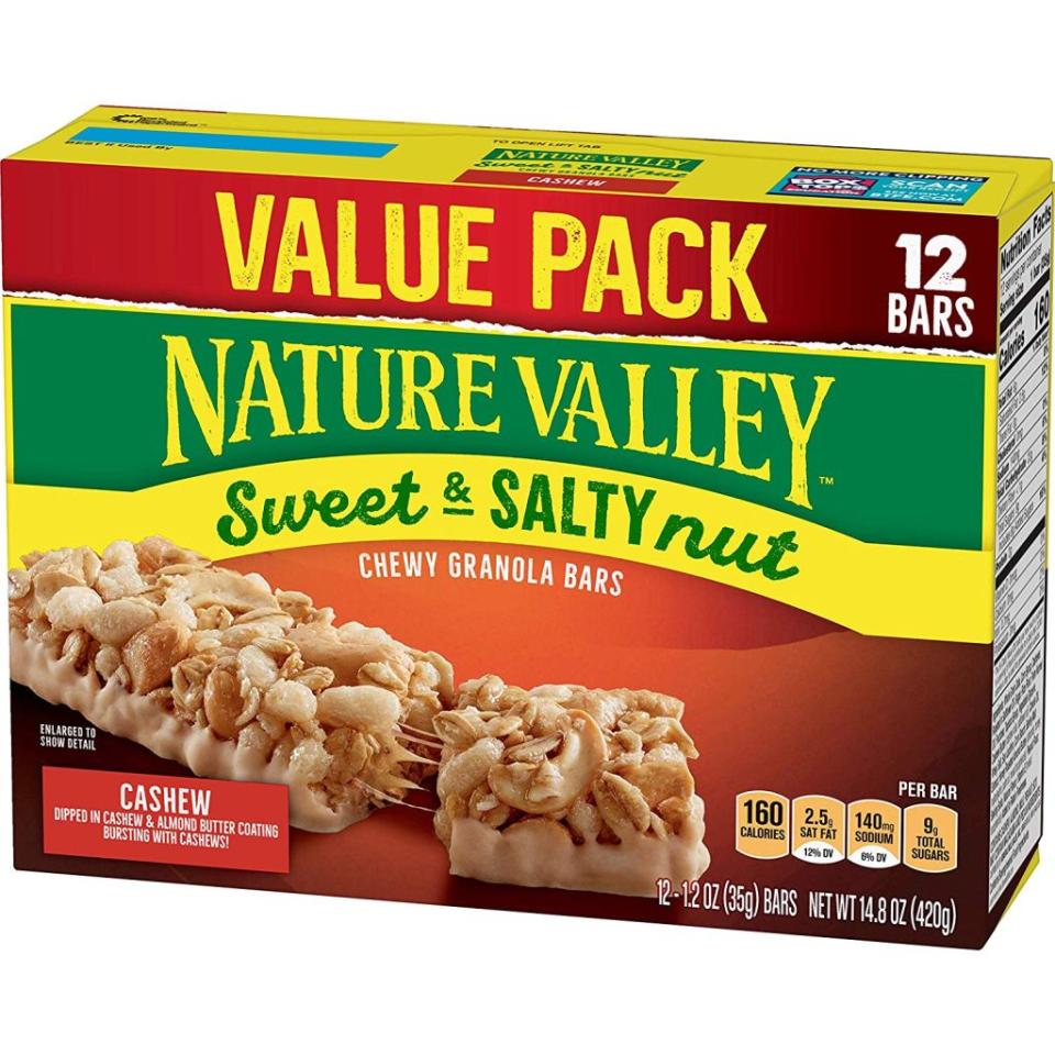 Nature Valley Best Granola Bars on Amazon