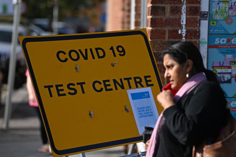 The UK's shortage of diagnostic kits is set to last weeks (AFP via Getty Images)