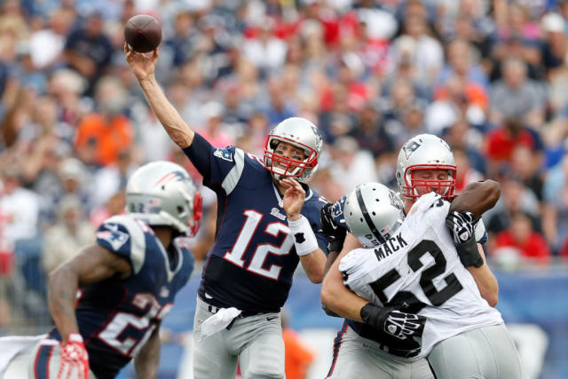 Tom Brady - Tomorrow is my 6th time playing the Raiders. What's your  favorite Patriots vs Raiders memory? I know mine