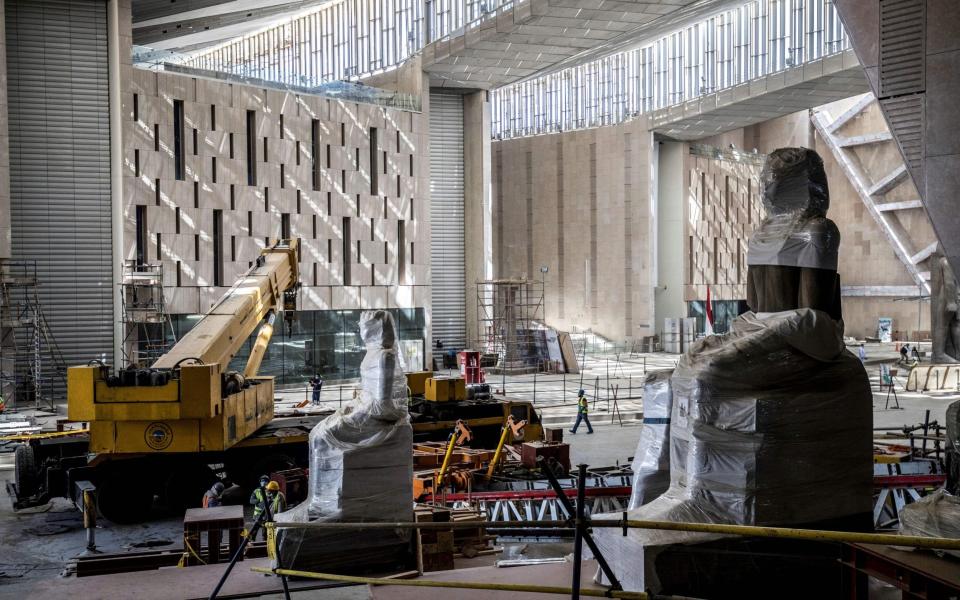 The Grand Egyptian Museum under construction - AFP