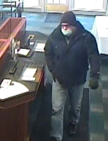 Charlton police released this video of the bank robber.