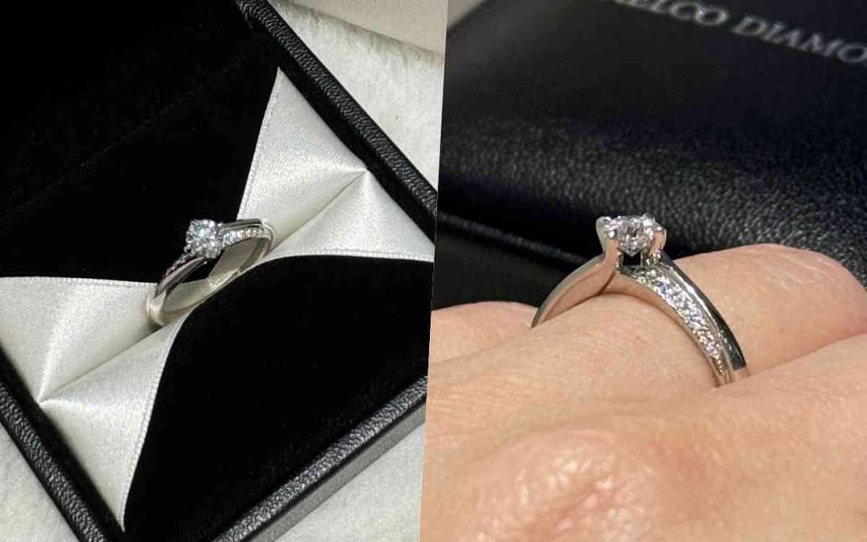 銀座白石旗下另一個鑽石婚戒品牌EXELCO，也非常推薦女生們去試戴參考 圖片來源：LOOKin編輯拍攝