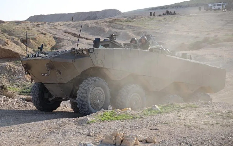 Eitan armoured personnel carrier deployed against Hamas