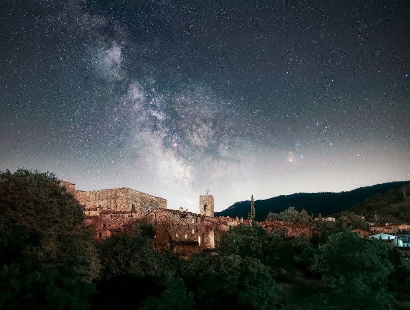 Pretty magical - the Milky Way on show at Santa Pau