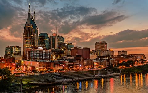 Nashville skyline - Credit: Getty