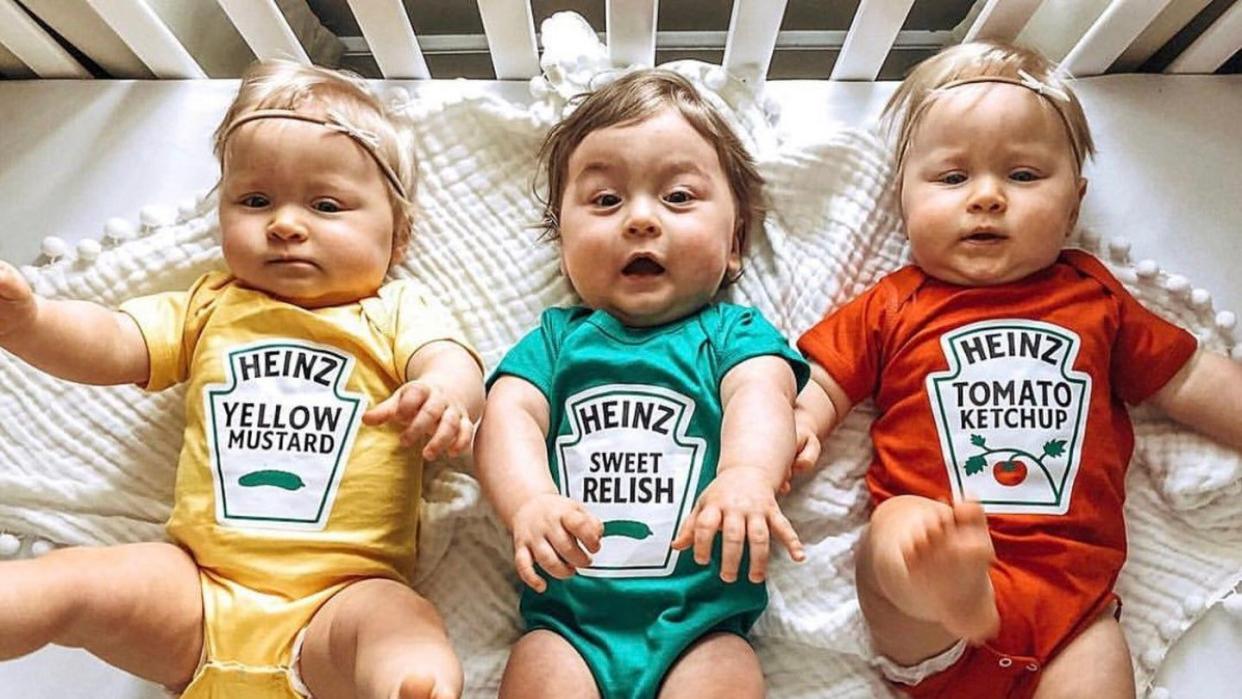 baby halloween costumes as condiments