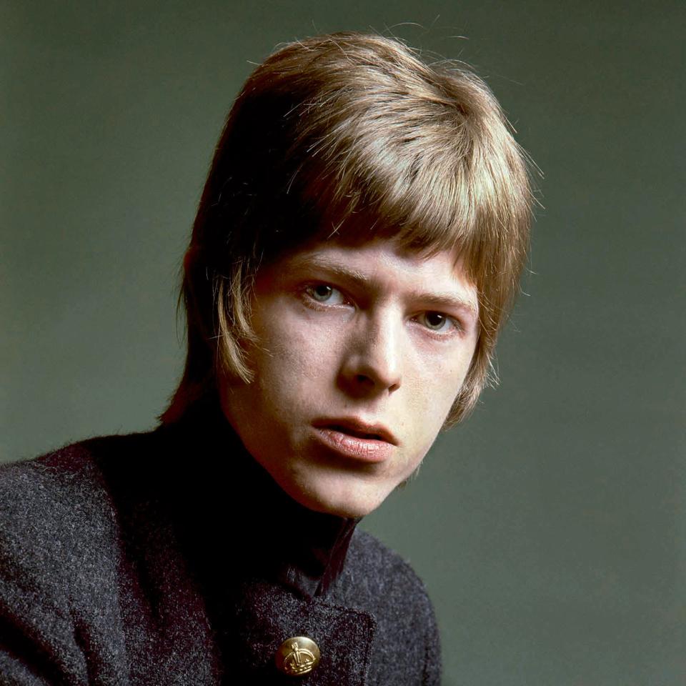 David Bowie poses for a photoshoot for his self-titled debut album, London, UK, 1967Gerald Fearnley