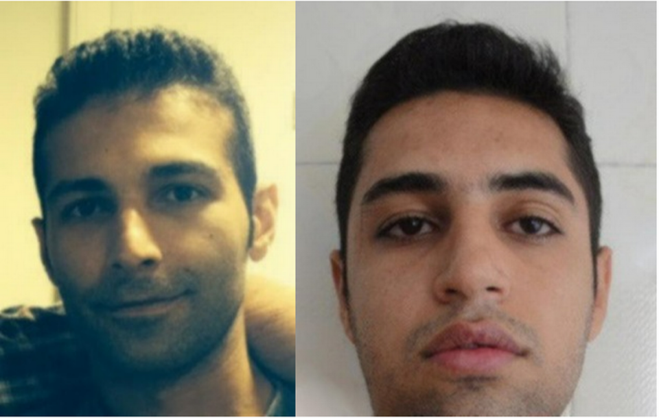 Arash Amiri Abedian (left) and Danial Jeloudar (right) are wanted by the FBI in connection to an alleged multi-year cyberfraud that targetted a South Carolina business and at least one resident.