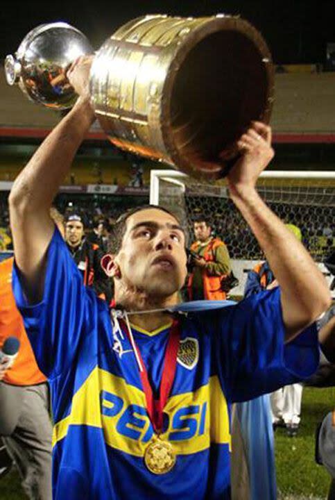 Tevez conoció a Ruocco poco antes de consagrarse campeón de América con Boca