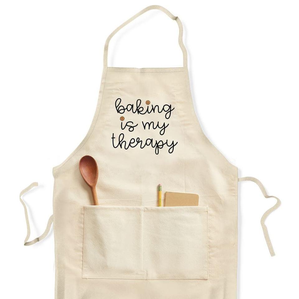 26) Delish Baking Is My Therapy Apron