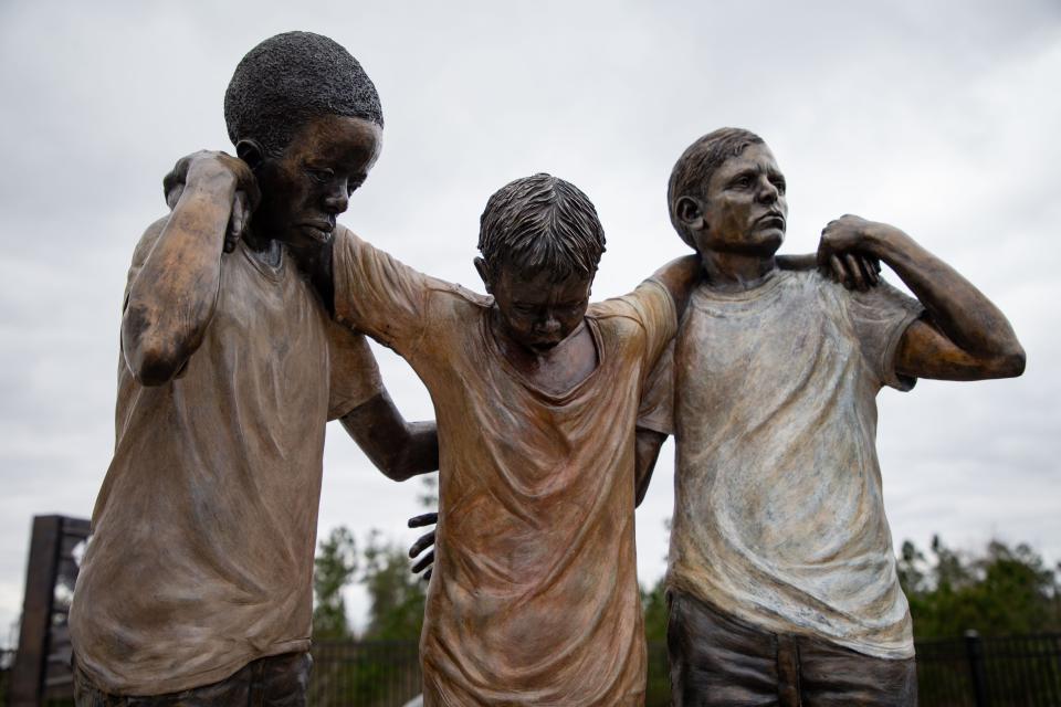 A dedication ceremony was held for the Dozier School for Boys Memorial in Marianna, Florida on Friday, Jan. 13, 2023. 