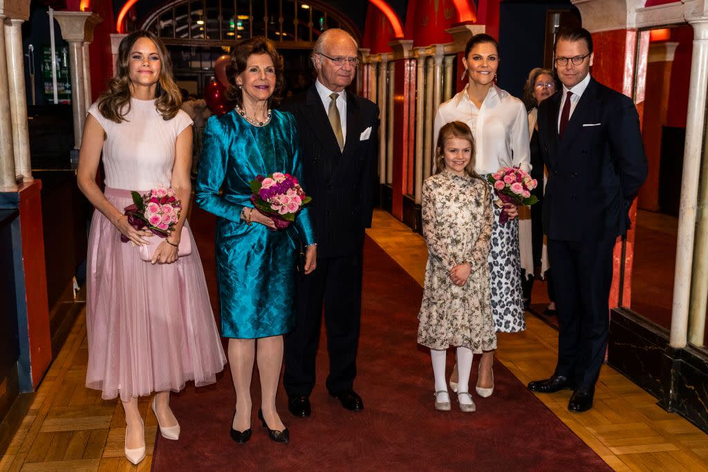 swedish royals attend a concert with lilla akademien