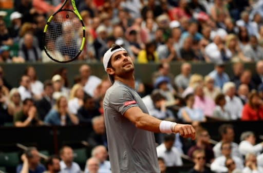 So close, but yet so far: Simone Bolelli missed four chances to become the first man to take a set off Rafael Nadal at Roland Garros since 2015