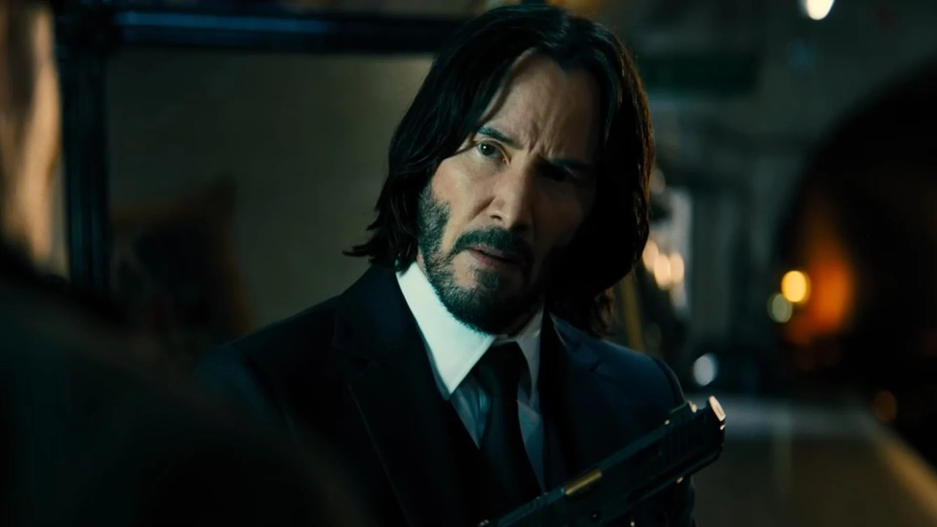  Keanu Reeves as John Wick in John Wick: Chapter 4. 